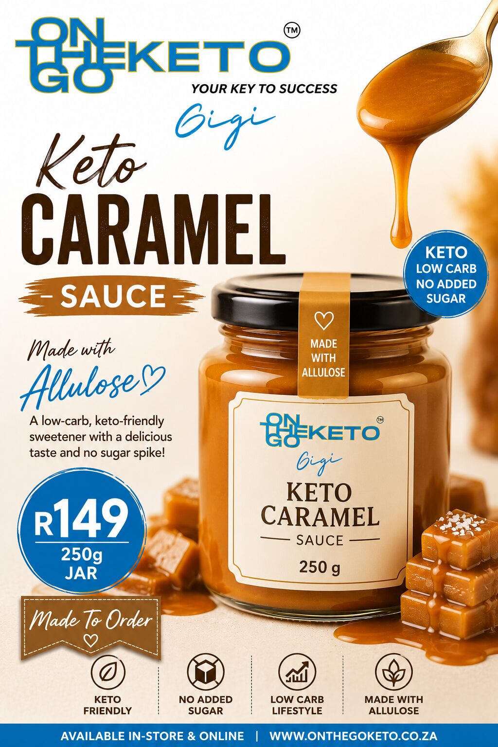 Caramel Sauce Jar